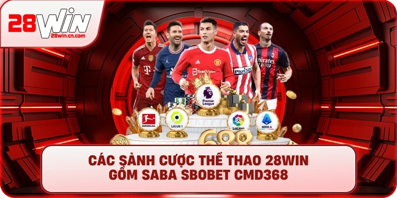 Các sảnh cược Thể thao 28Win gồm SABA SBOBET CMD368